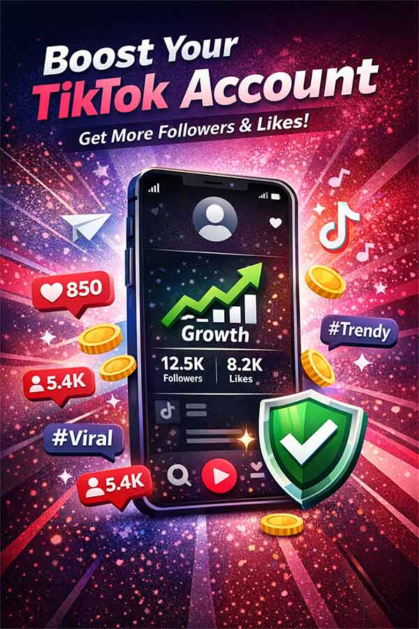 Boost TikTok account with more followers, likes and engagement
